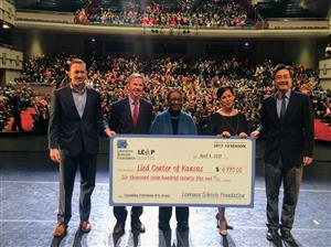 Each year the Lied Center and Lawrence Schools Foundation host a dinner which supports access to performing arts. 